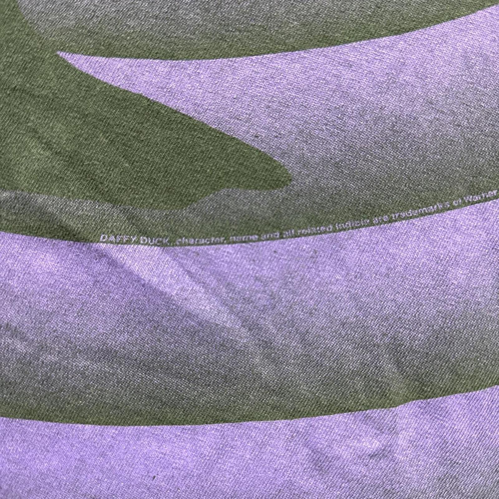Other Looney Tunes Daffy Duck Purple All Over Print 1992 T-shirt Size US XL / EU 56 / 4 - 4 Thumbnail