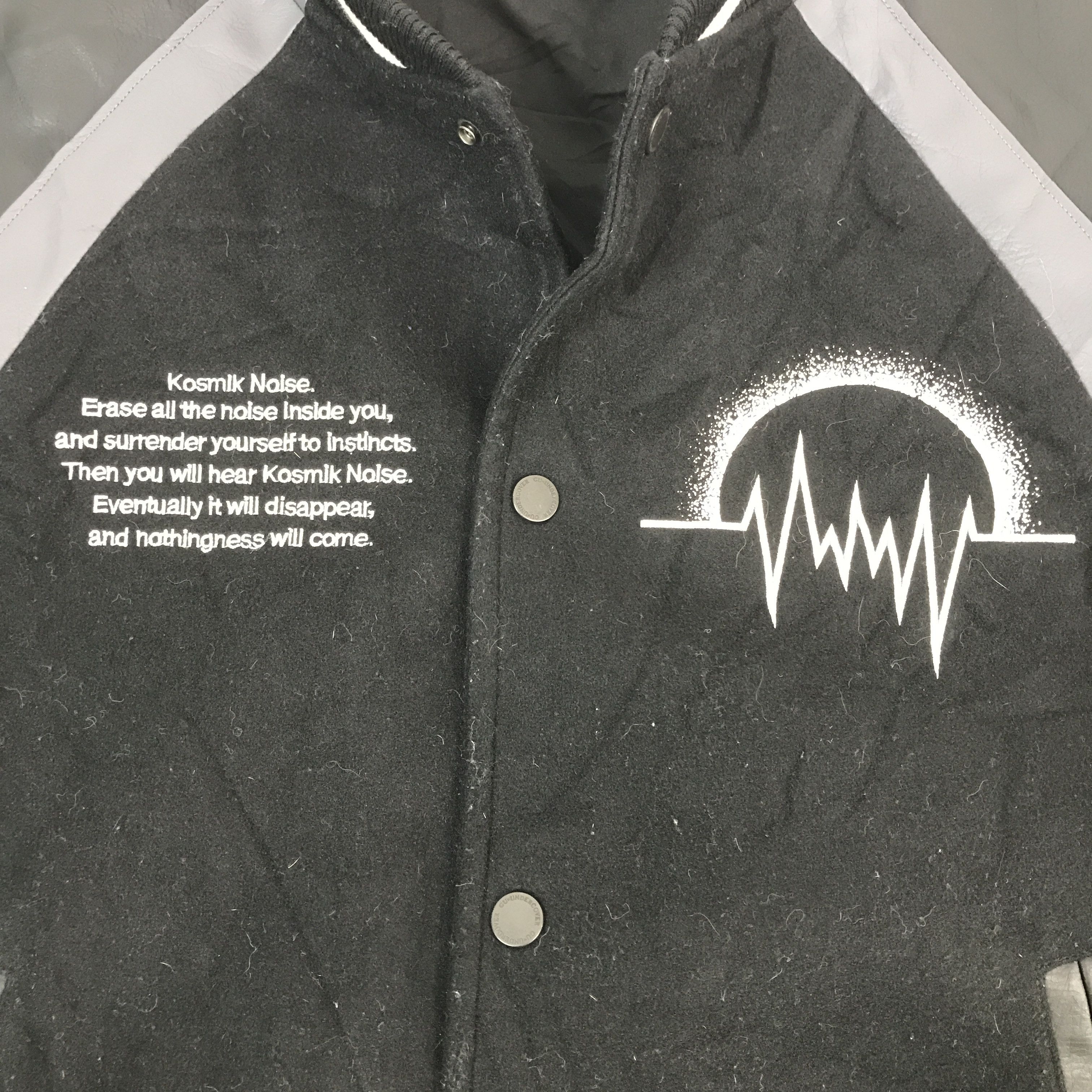 GU × Japanese Brand × Undercover Vintage Undercover x Gu Kosmik Noise Varsity Jacket Size US M / EU 48-50 / 2 - 10 Thumbnail