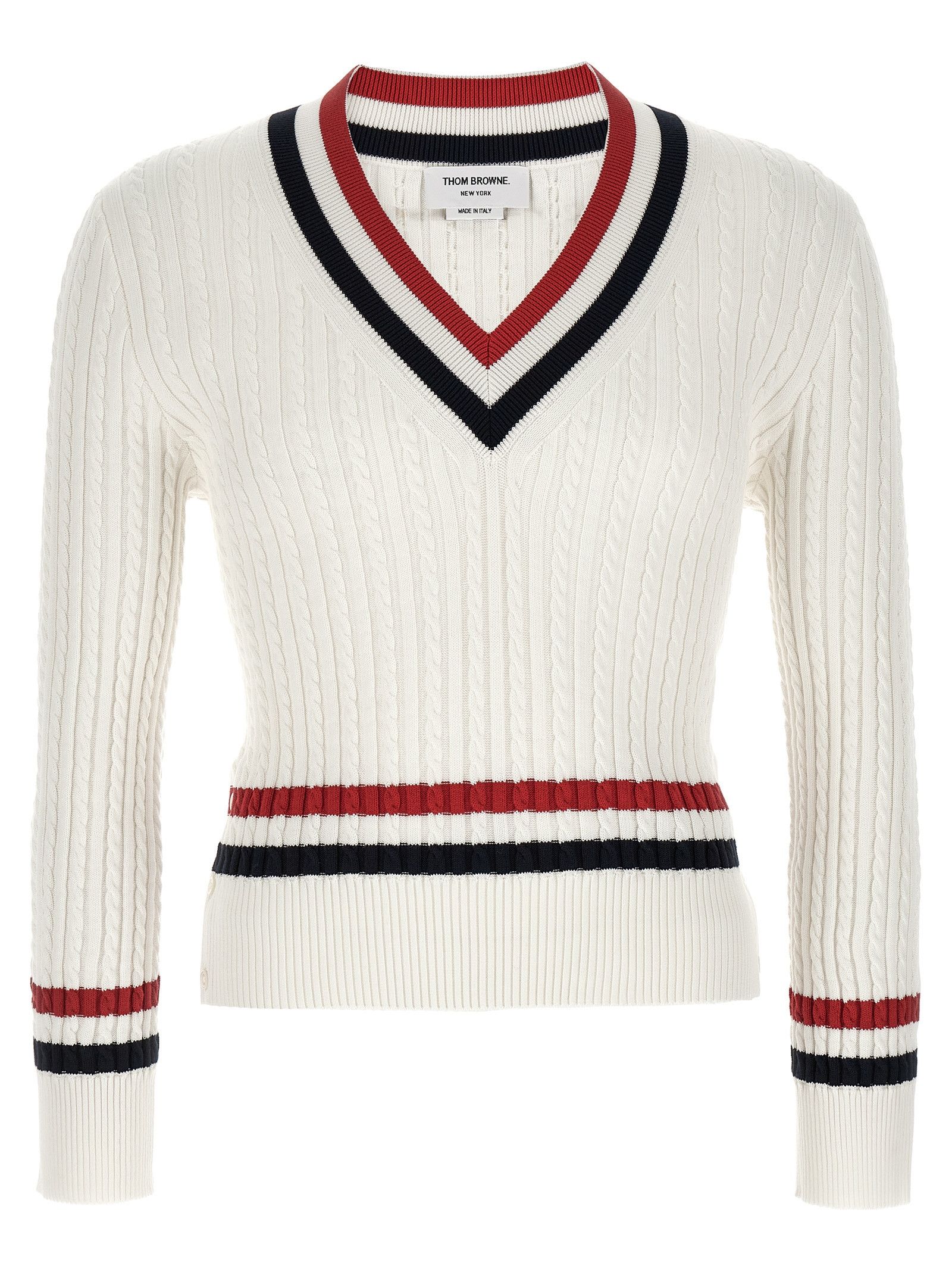 Thom Browne RWB intarsia sweater Size US L / EU 52-54 / 3 - 1 Thumbnail
