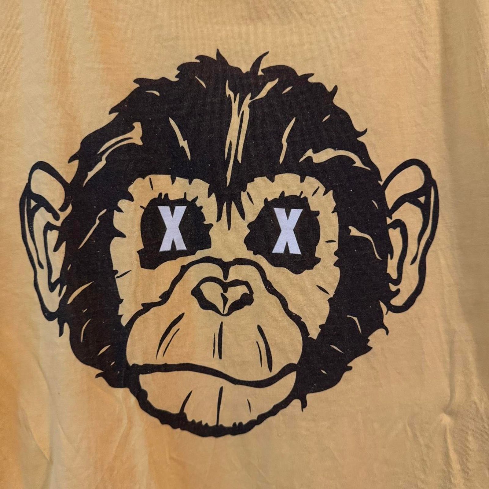 Other Yellow Deadpan Monkey 100% Cotton Streetwear made in USA Size US M / EU 48-50 / 2 - 2 Thumbnail
