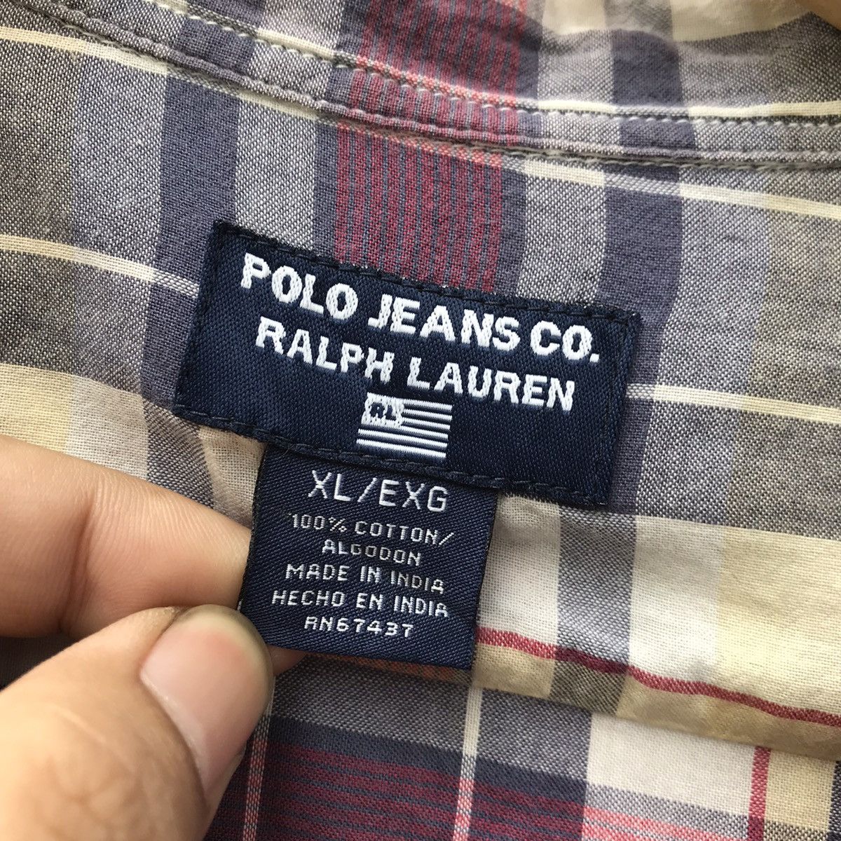 Polo Ralph Lauren × Ralph Lauren × Vintage Vintage Ralph Lauren Polo Jeans Co madrass tartan shirt Size US L / EU 52-54 / 3 - 6 Thumbnail
