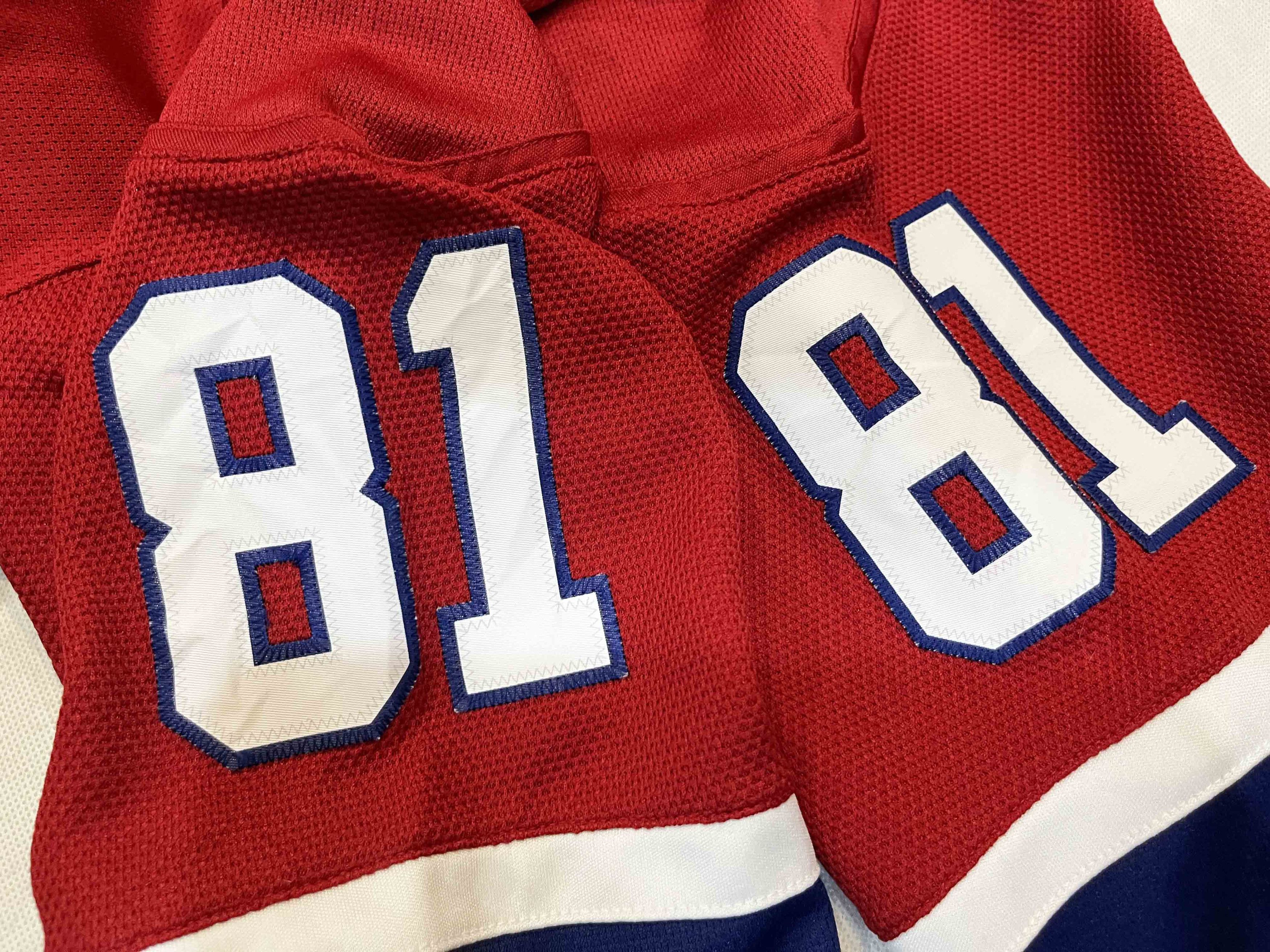 Reebok Reebok Premier Montreal Canadiens ELLER #81 Hockey Jersey Size US S / EU 44-46 / 1 - 6 Thumbnail