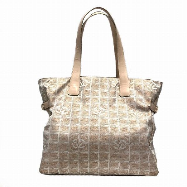 Chanel Chanel New Travel Line Nylon Leather 2way Bag Leather Tote Bag A15825 DUTY FREE for USA
