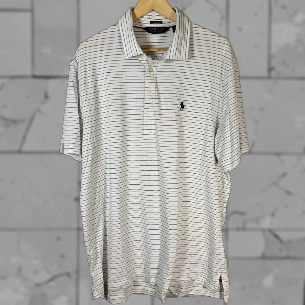 Ralph Lauren Polo Golf Ralph Lauren Stretch Lisle Striped Polo Golf Shirt Mens XL Multicolor Striped Athletic Fit Polo Shirt Mens XL Polo Golf Size US XL / EU 56 / 4 - 1 Thumbnail