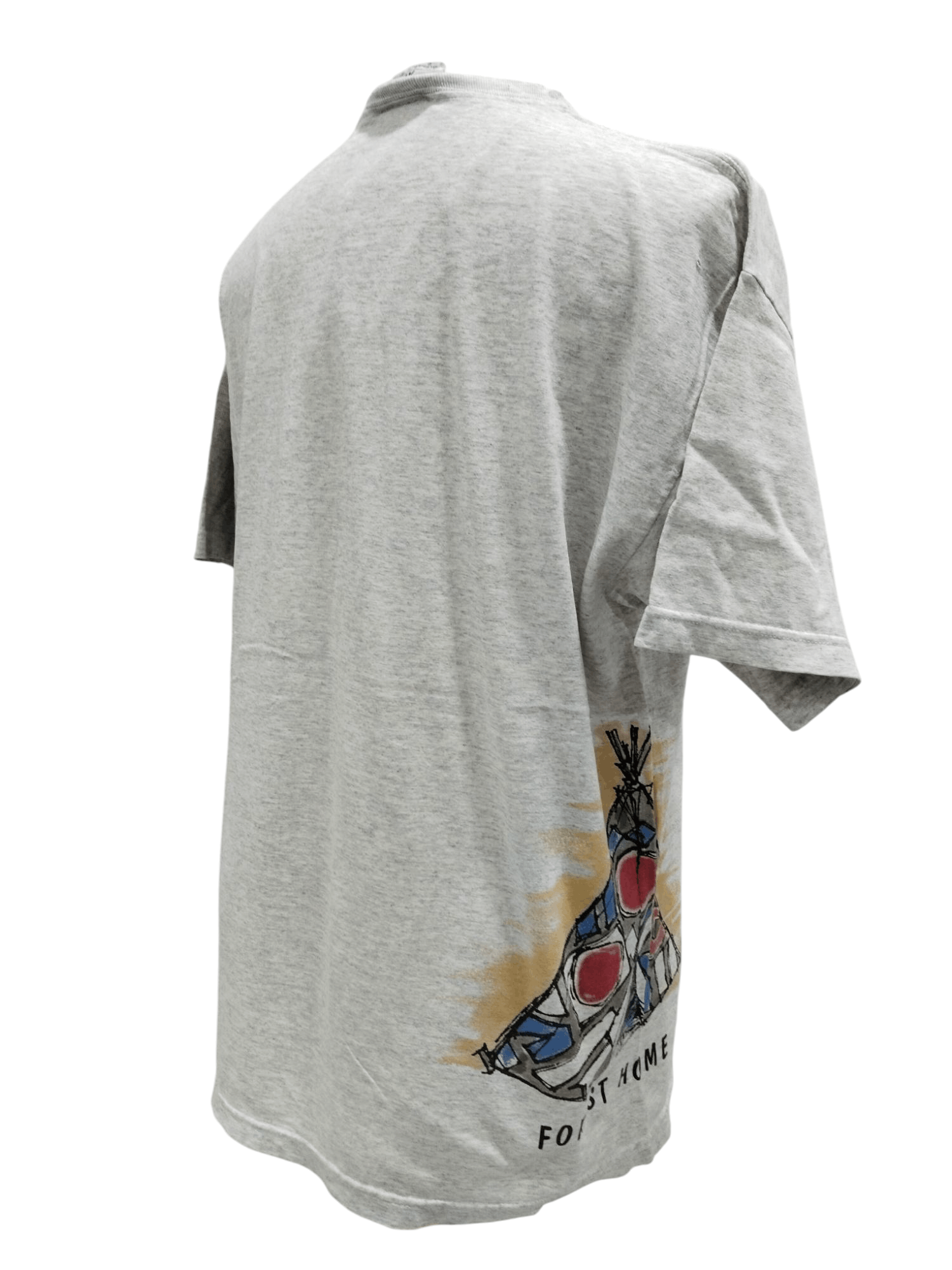 Indian Motorcycle × Vintage Vintage 90s Forest Home Indian Village Summer Tshirt Size US XL / EU 56 / 4 - 4 Thumbnail