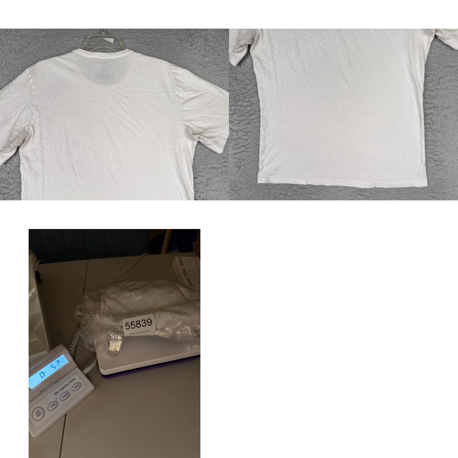 Tommy Hilfiger Tommy Hilfiger Shirt Adult Large White Crew Neck 100% Cotton Short Sleeve Size US L / EU 52-54 / 3 - 9 Thumbnail
