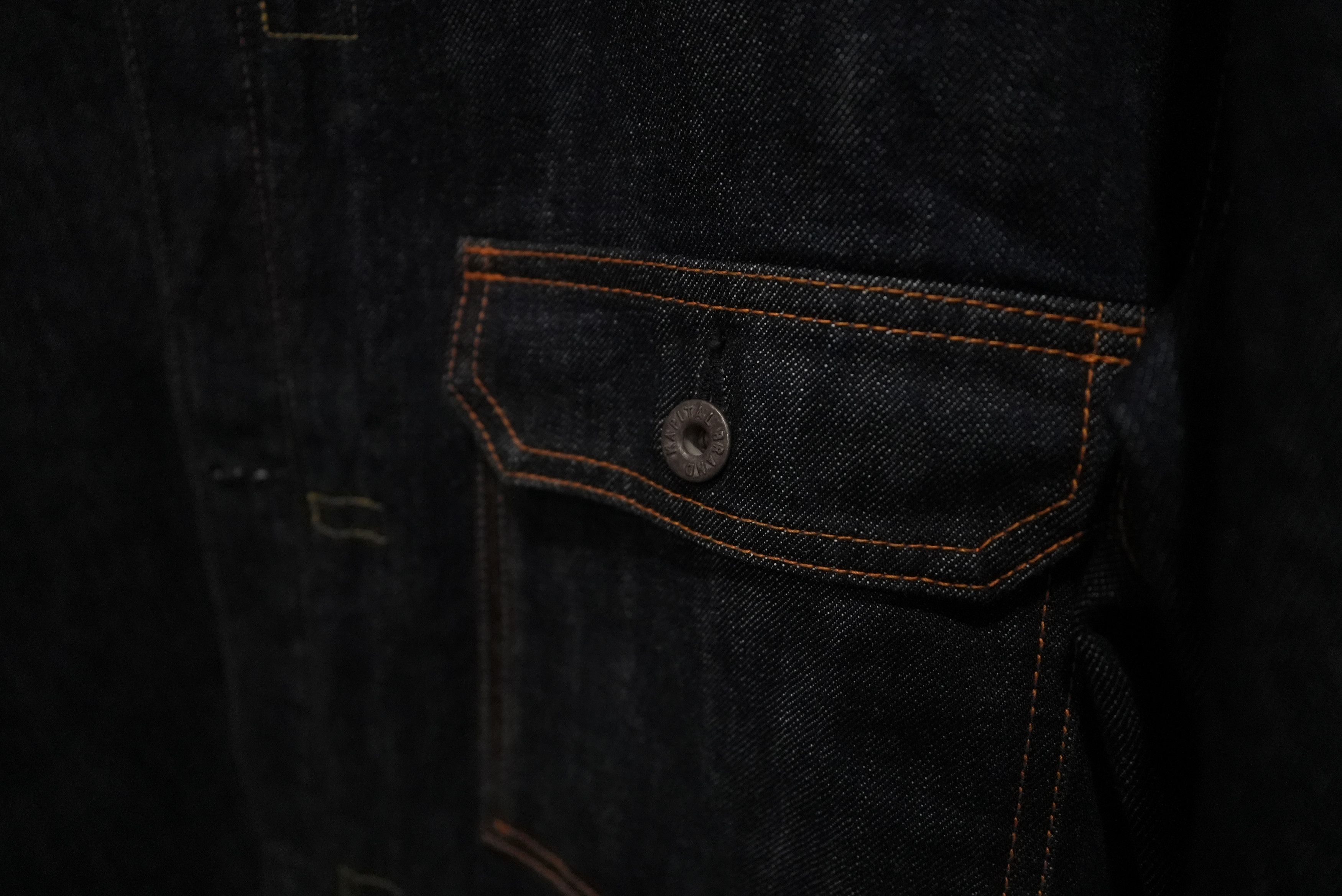 Kapital Kapital Raw Indigo Type 2 Denim Jacket (SLJ006) Size US XL / EU 56 / 4 - 4 Thumbnail