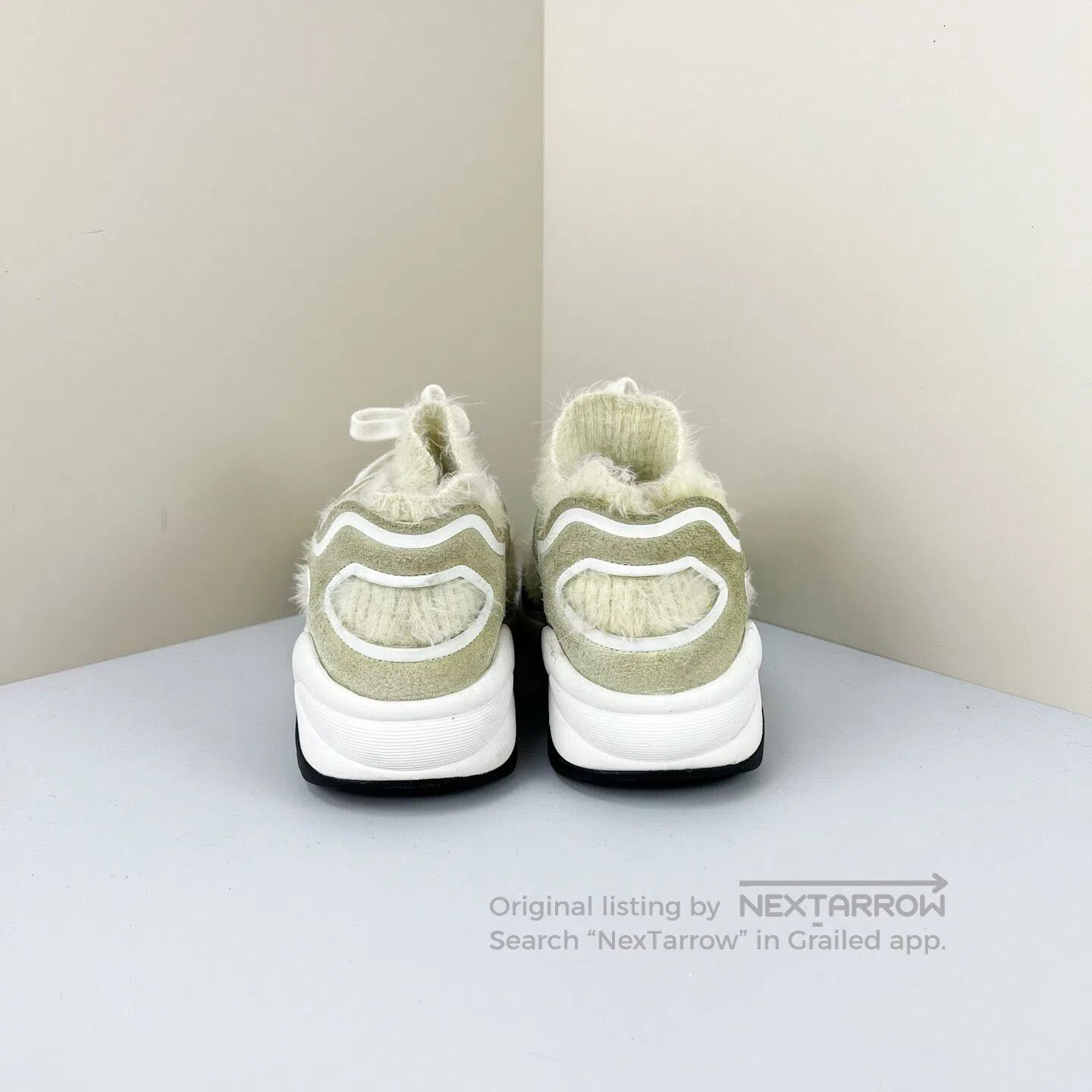 Chanel Chanel Beige Chanel Knit CC Logo Sneakers| Size US 7 / IT 37 - 3 Thumbnail