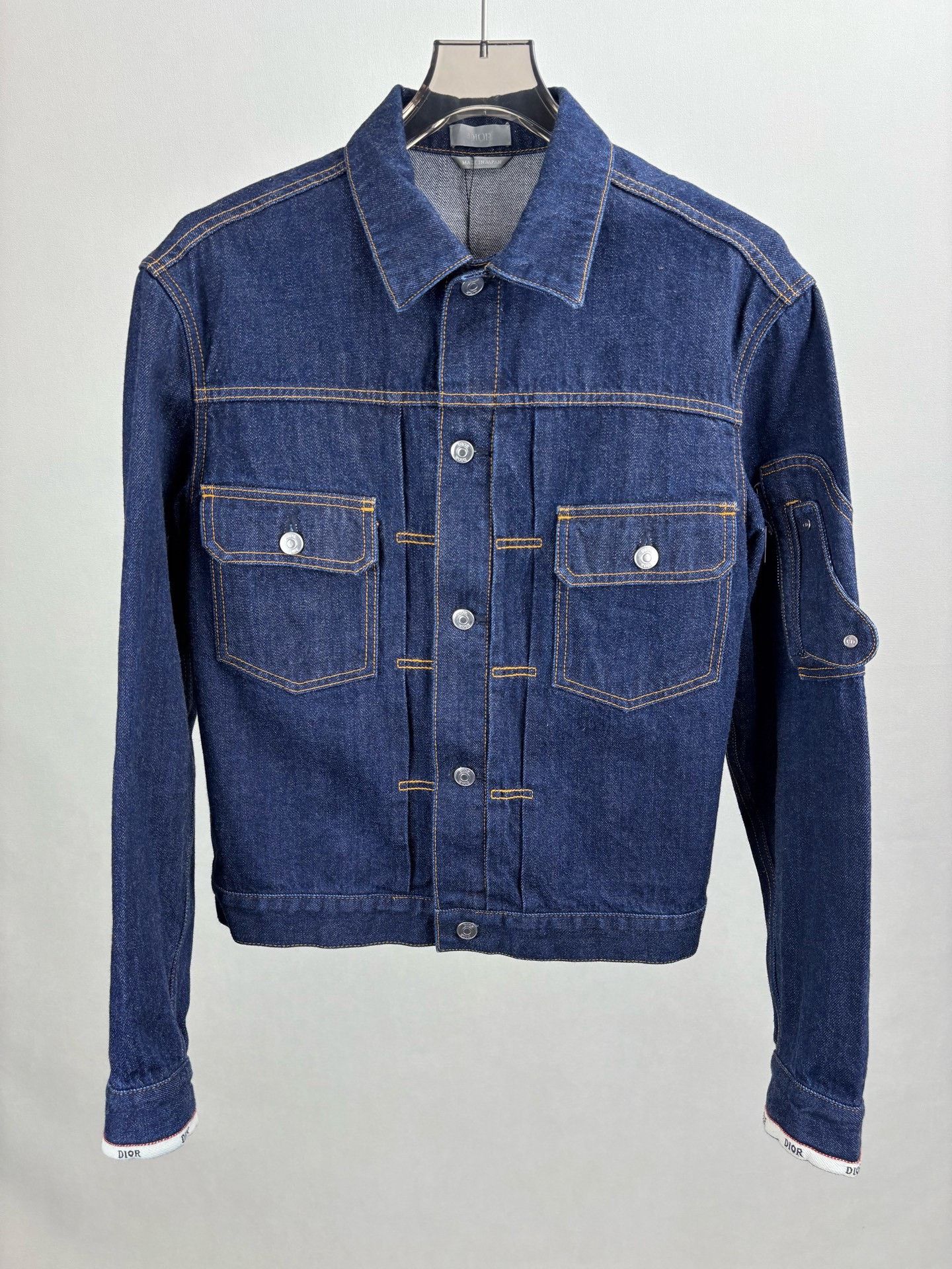 Dior Dior Saddle Pocket Denim Jacket Size US S / EU 44-46 / 1 - 1 Thumbnail