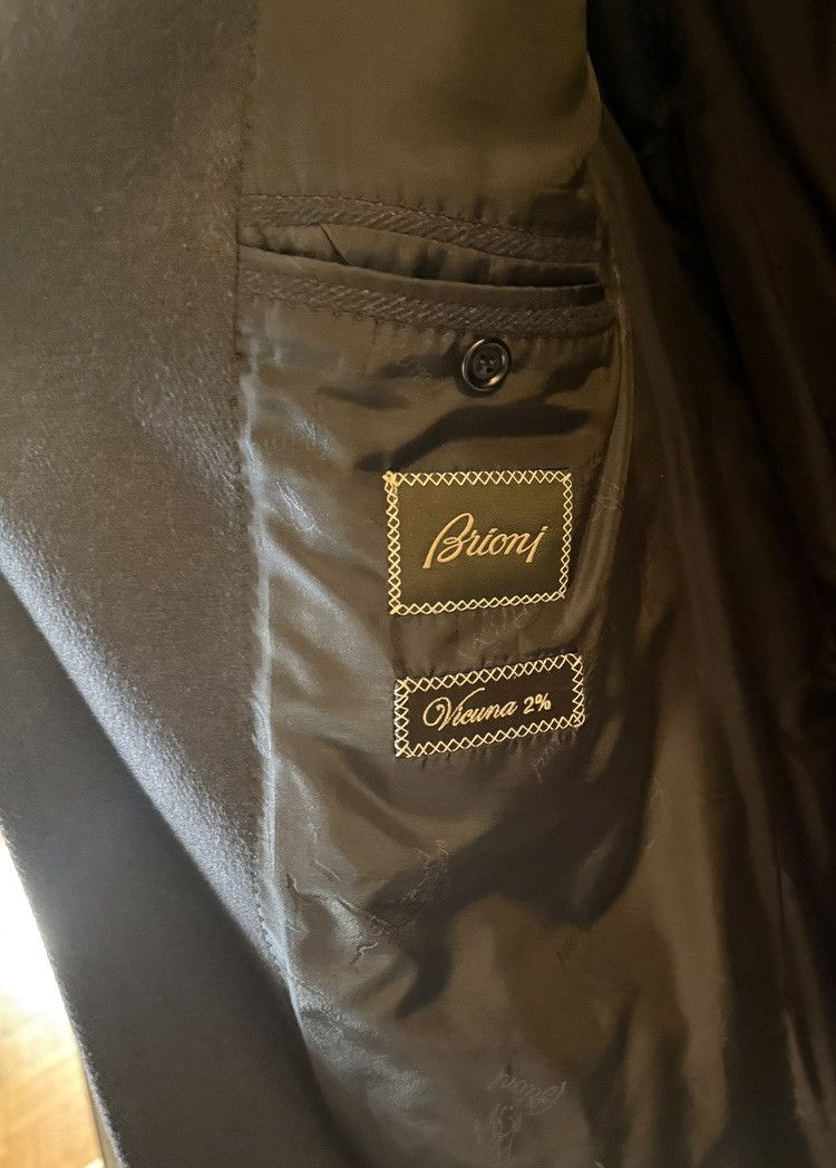 Brioni Brioni Brunico Cashmere Silk Vicuña Overcoat Size US XL / EU 56 / 4 - 4 Thumbnail