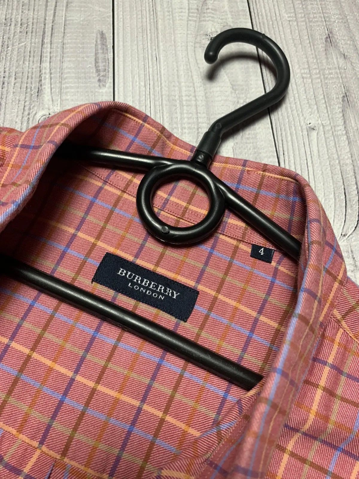 Burberry Vintage Burberry plaid shirt long sleeve rare size L logo Size US L / EU 52-54 / 3 - 4 Thumbnail