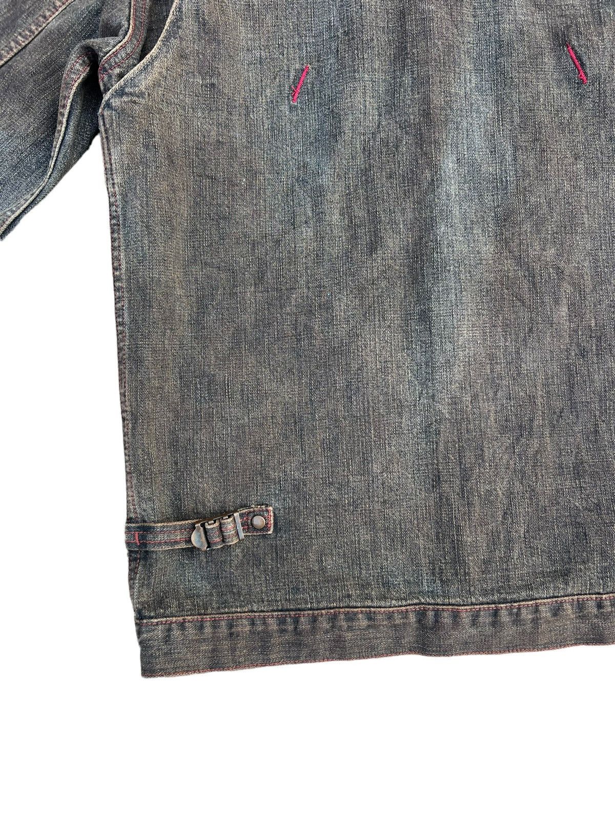 Johnbull Vintage 90s John Bull Japan Waxed Denim Jacket Size US M / EU 48-50 / 2 - 15 Thumbnail