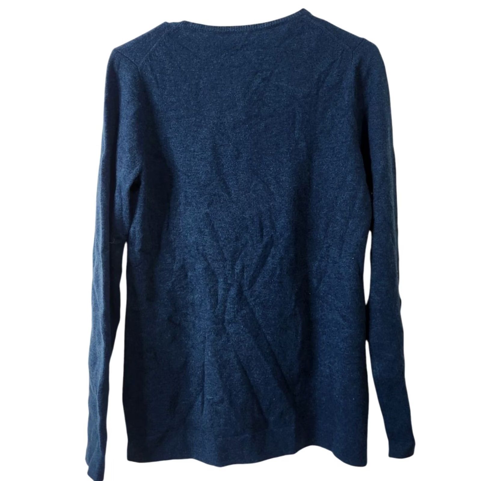 Vintage Celeste Womens M Cashmere Pullover Sweater Crewneck Long Sleeve Teal Size M / US 6-8 / IT 42-44 - 2 Thumbnail