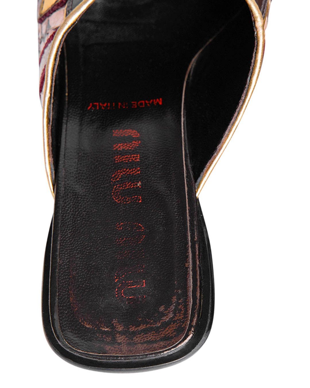 Miu Miu Miu Miu S/S2000 Number "3" Pointy Mules Size US 8 / IT 38 - 7 Thumbnail