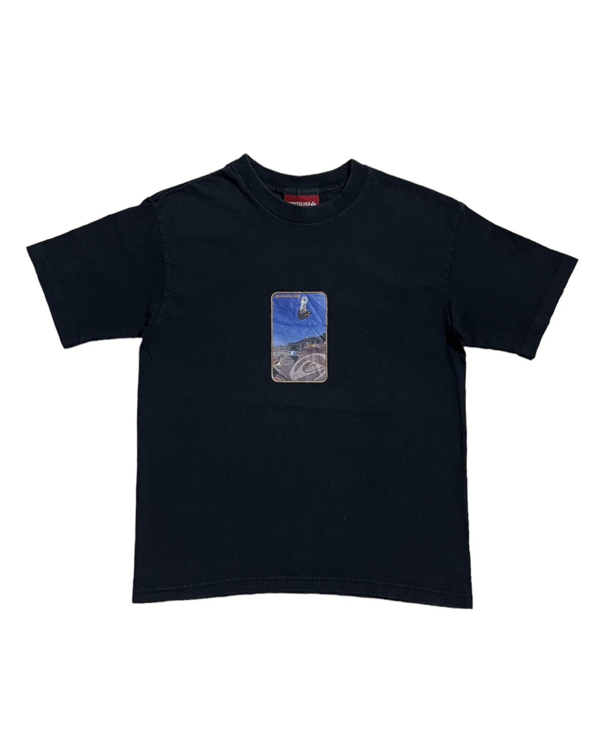 Quiksilver × Vintage Vintage 90's Quiksilver Skateboard Photo Tee Size US XXS / EU 40 - 1 Thumbnail