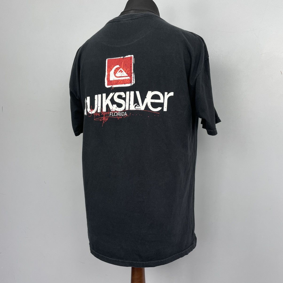 Quiksilver × Vintage Vintage Quicksilver Rap T-shirt double logo sz XL Size US XL / EU 56 / 4 - 3 Thumbnail