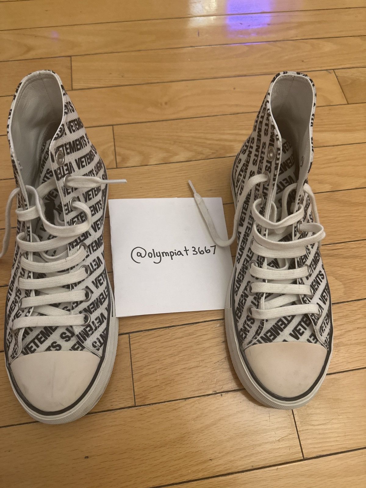 Vetements Vetements high top sneakers Size US 6 / EU 39 - 5 Thumbnail