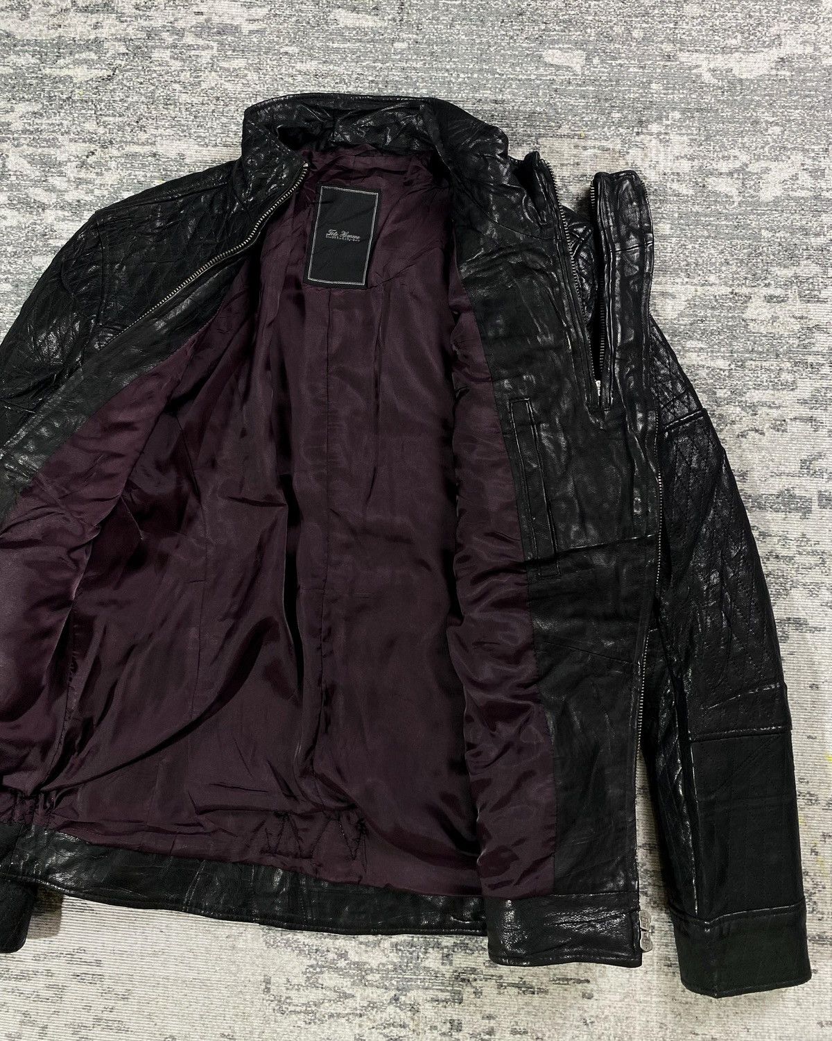 Issey Miyake Archive Tete Homme Hysteric Asymmetric Lamb Skin Lgb Ifsix Size US M / EU 48-50 / 2 - 7 Thumbnail