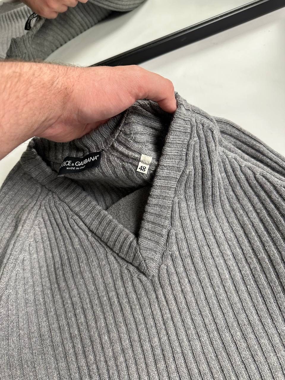 Dolce & Gabbana Dolce Gabbana Wool Womes Sweater Gray 🔥 Size M / US 6-8 / IT 42-44 - 5 Thumbnail
