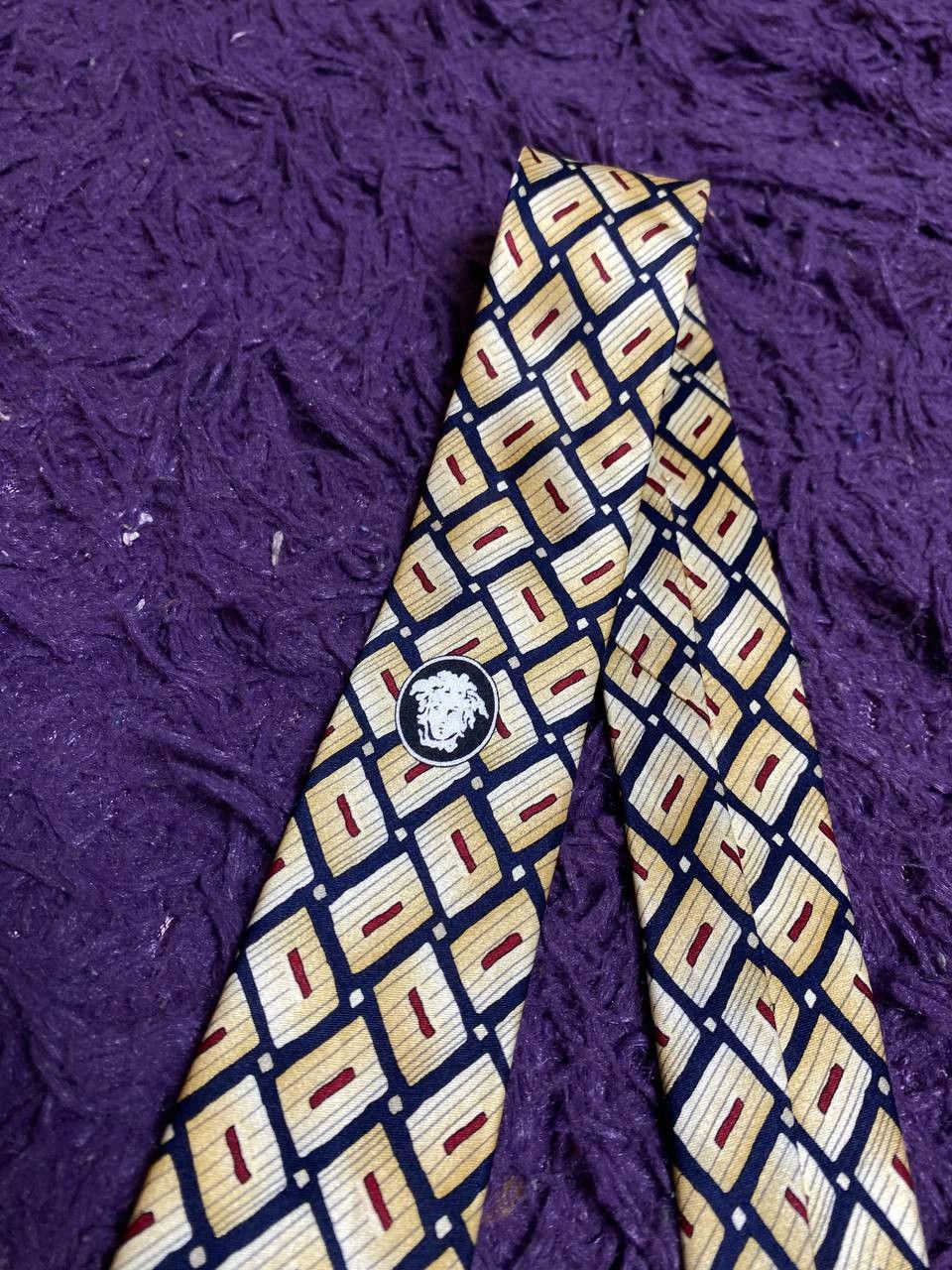 Versace Versace Vintage Versace Silk Tie Size ONE SIZE - 8 Thumbnail