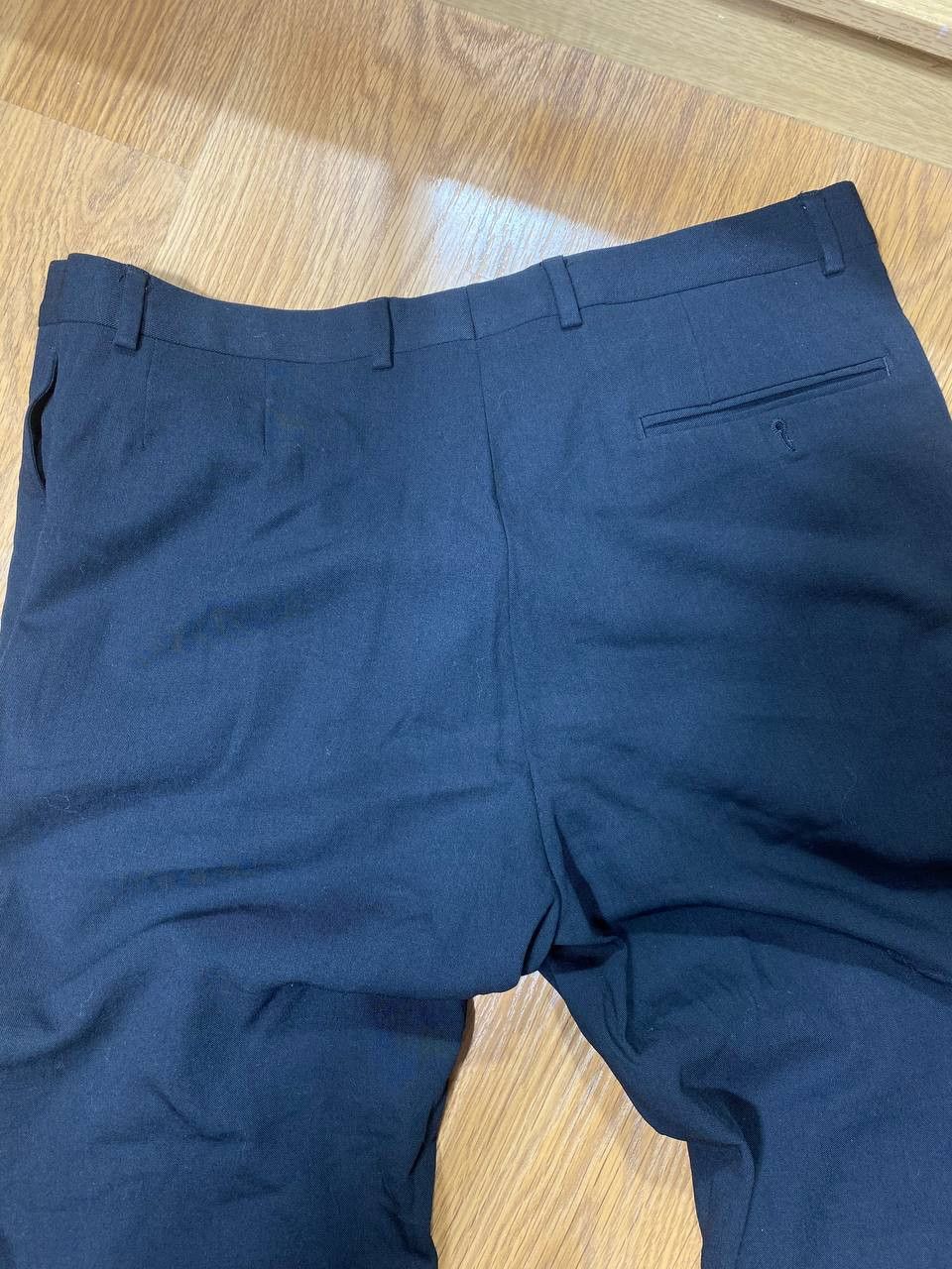 Yves Saint Laurent 90s Yves Saint Laurent vintage navy chino pants YSL big logo Size US 34 / EU 50 - 7 Thumbnail