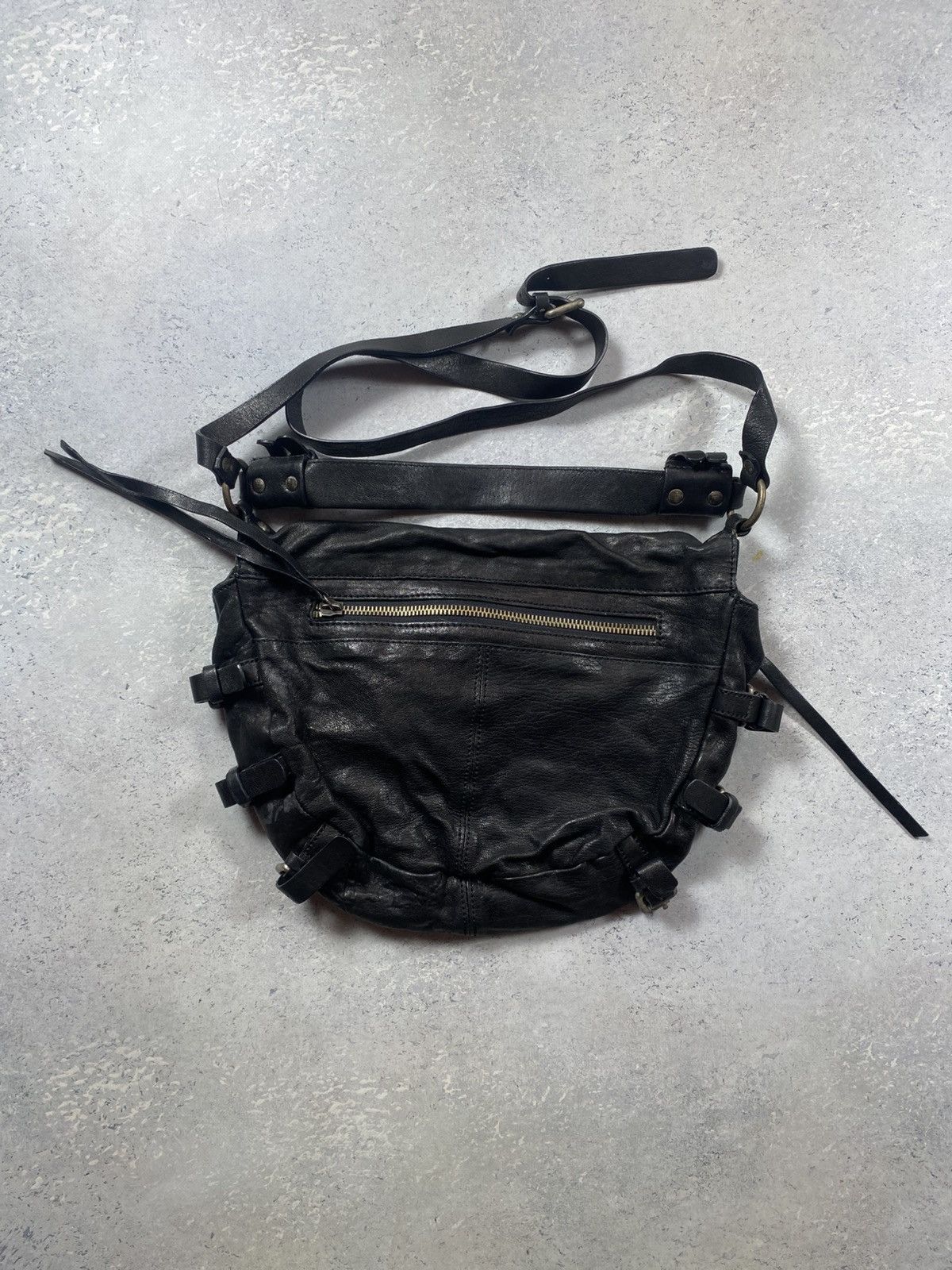 MAX&Co. Max&Co Black Leather Hand Bag Size ONE SIZE - 2 Thumbnail