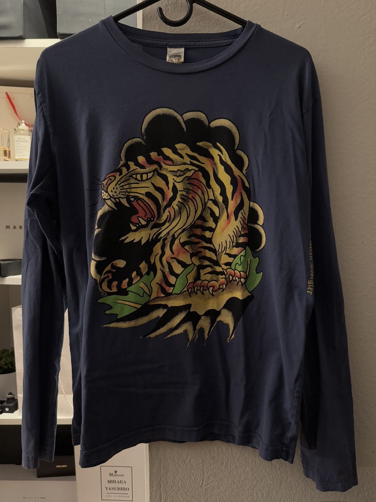 Christian Audigier × Ed Hardy Ed Hardy Tiger Longsleeve Size US L / EU 52-54 / 3 - 1 Thumbnail