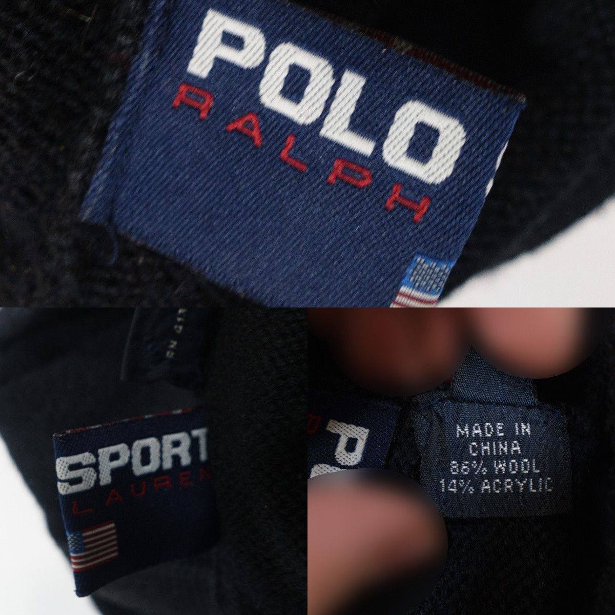 Polo Ralph Lauren 90s Polo Sport PSRL-67 Arctic Challenge Tassels Wool Blend Size ONE SIZE - 4 Thumbnail