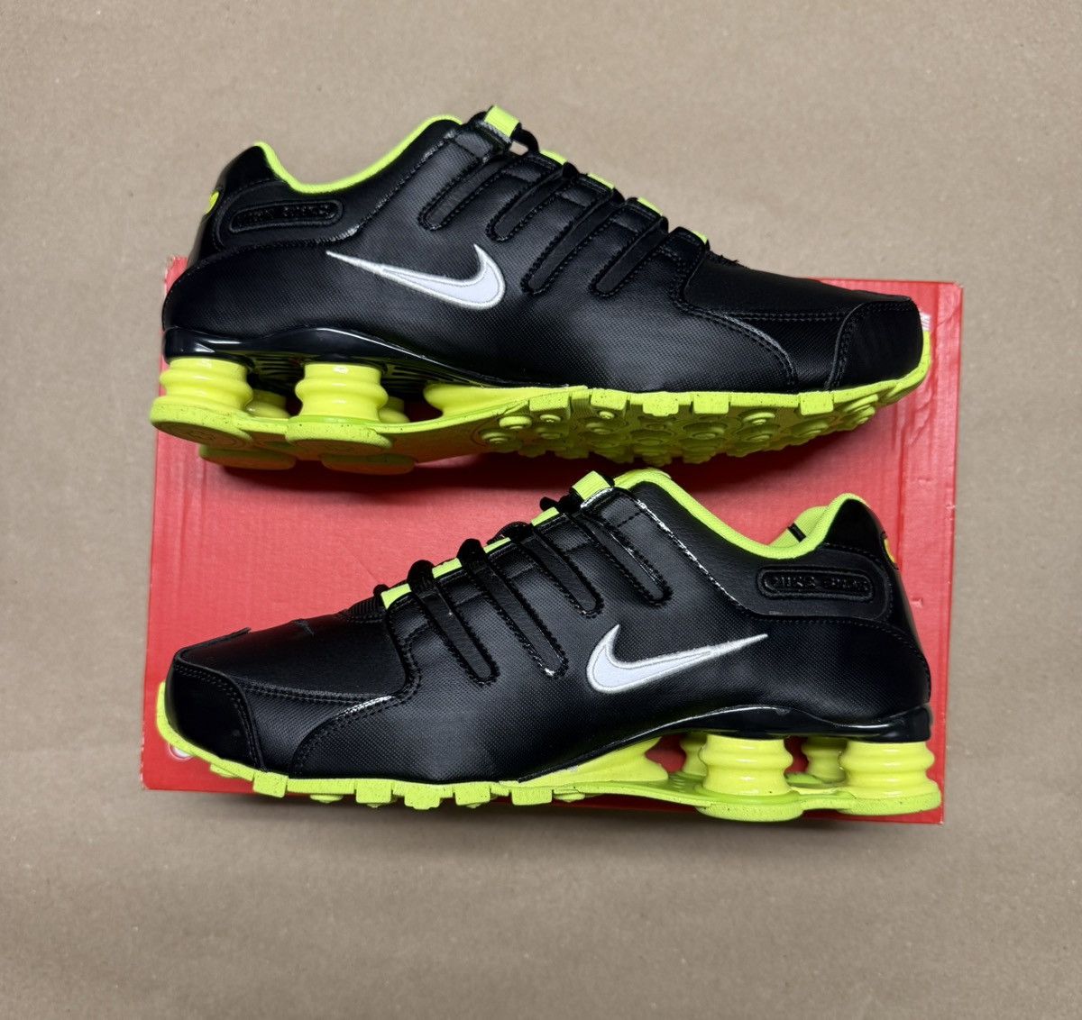 Nike Nike Shox NZ Black Neon Men’s size 8 running shoes NEW! Size US 8 / EU 41 - 1 Thumbnail