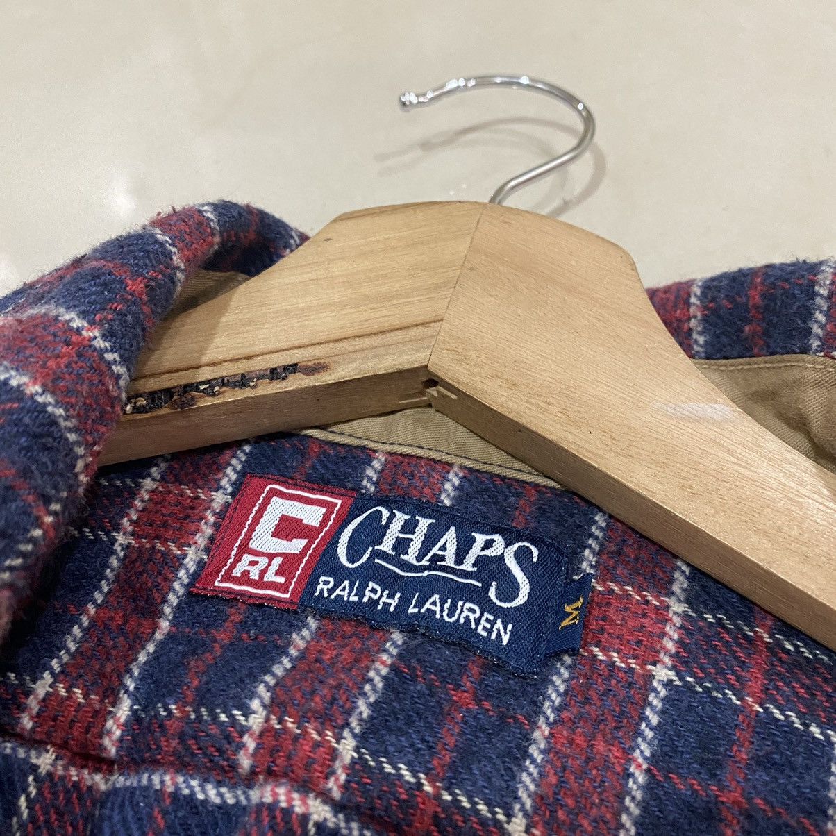 Chaps Ralph Lauren × Flannel × Ralph Lauren ☀️VINTAGES CHAPS RL WOOL TARTAN ZIPPER FLANNEL Size US M / EU 48-50 / 2 - 8 Thumbnail