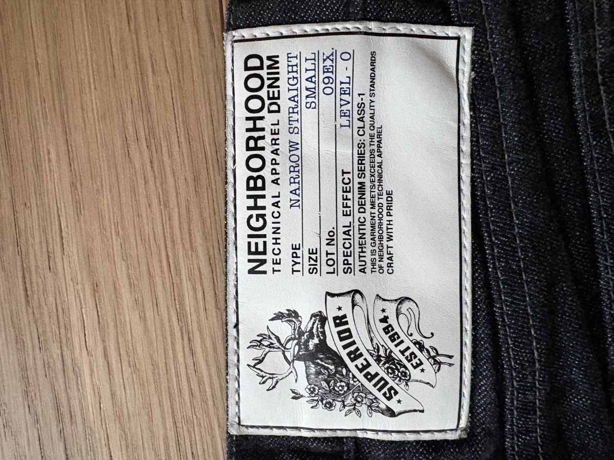 Neighborhood Neighborhood Narrow Straight Raw Selvedge Jeans Size US 30 / EU 46 - 3 Thumbnail