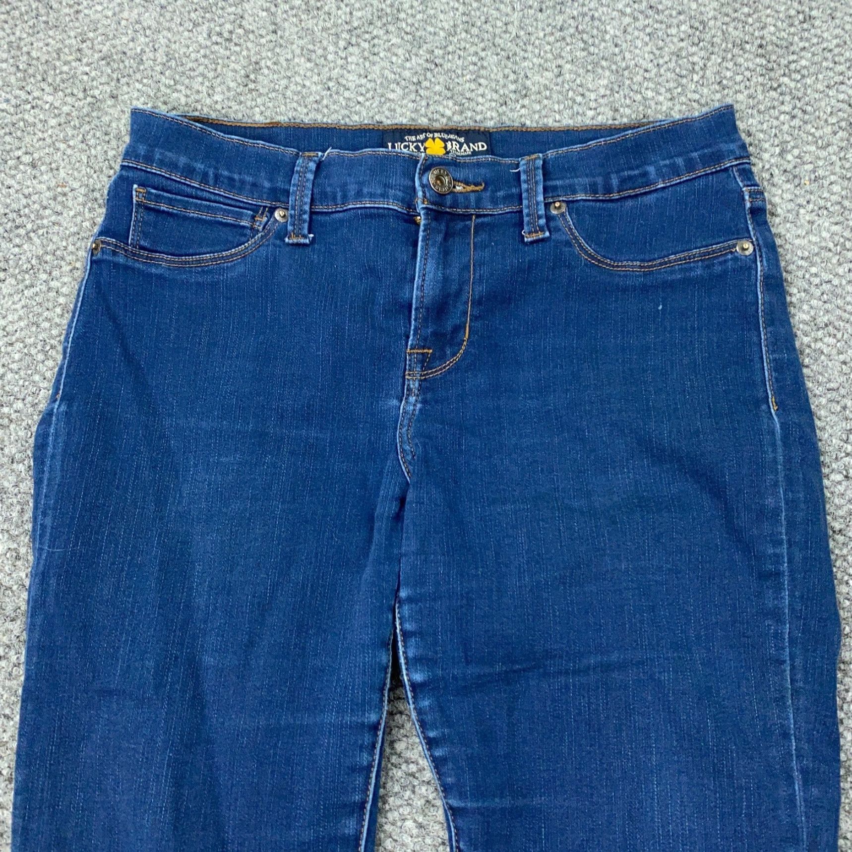 Lucky Brand VINTAGE Lucky Brand Brooke Legging Jean Womens Size 8 Blue Mid Rise Stretch Jegging Denim Cotton Polyester Spandex Size 30" / US 8 / IT 44 - 2 Thumbnail