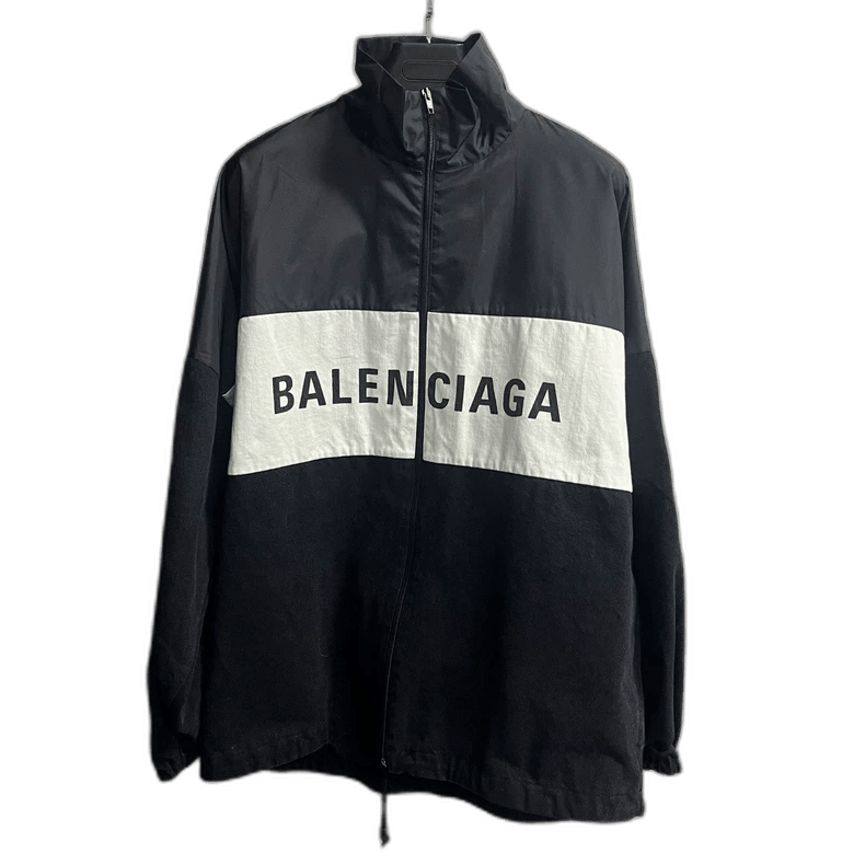 Balenciaga balenciaga black logo print jacket Size US XS / EU 42 / 0 - 1 Thumbnail