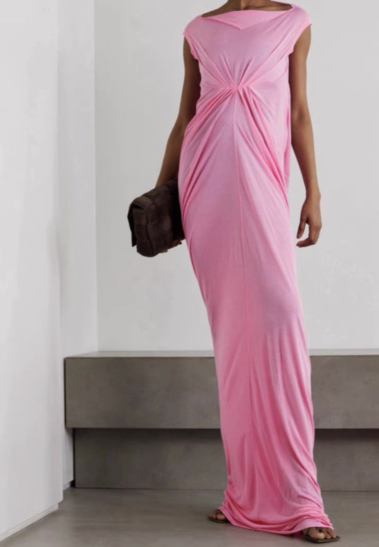 Rick Owens Rick Owens 21SS Phlegethon Draped Jersey Maxi Dress Size S / US 4 / IT 40 - 1 Thumbnail