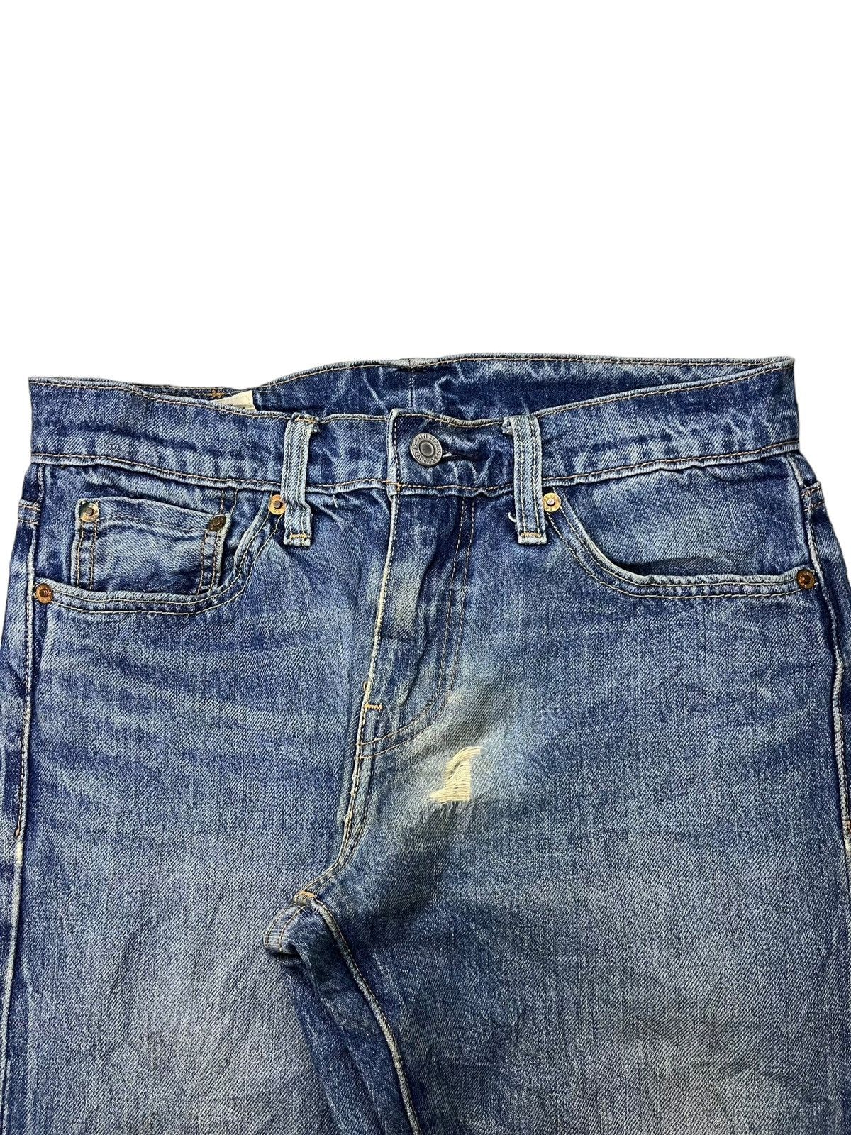 Levi's Vintage Levis 511 Big E Selvedge Mud Wash Slim Jeans Size US 29 - 5 Thumbnail