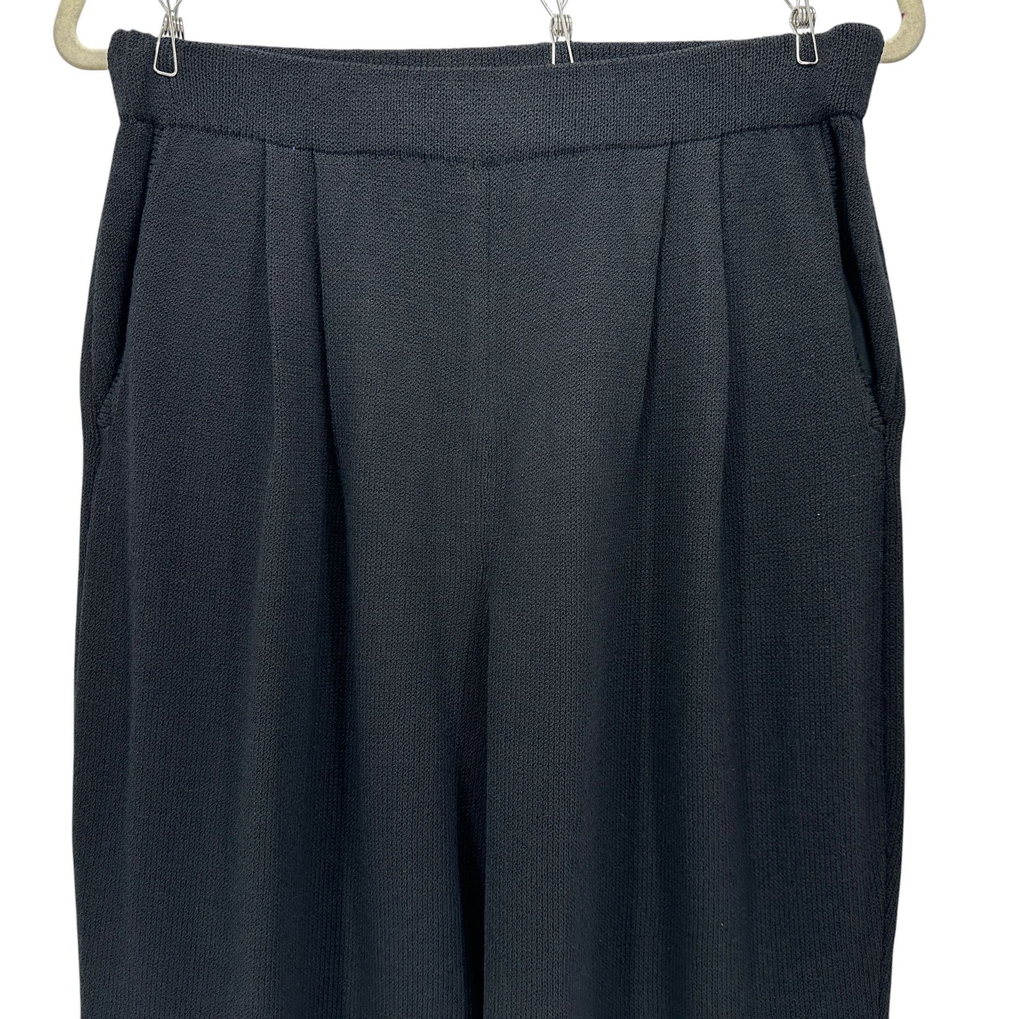St. John Vintage St. John Basics Womens 10 Pants Black Santana Knit Size 29" - 2 Thumbnail