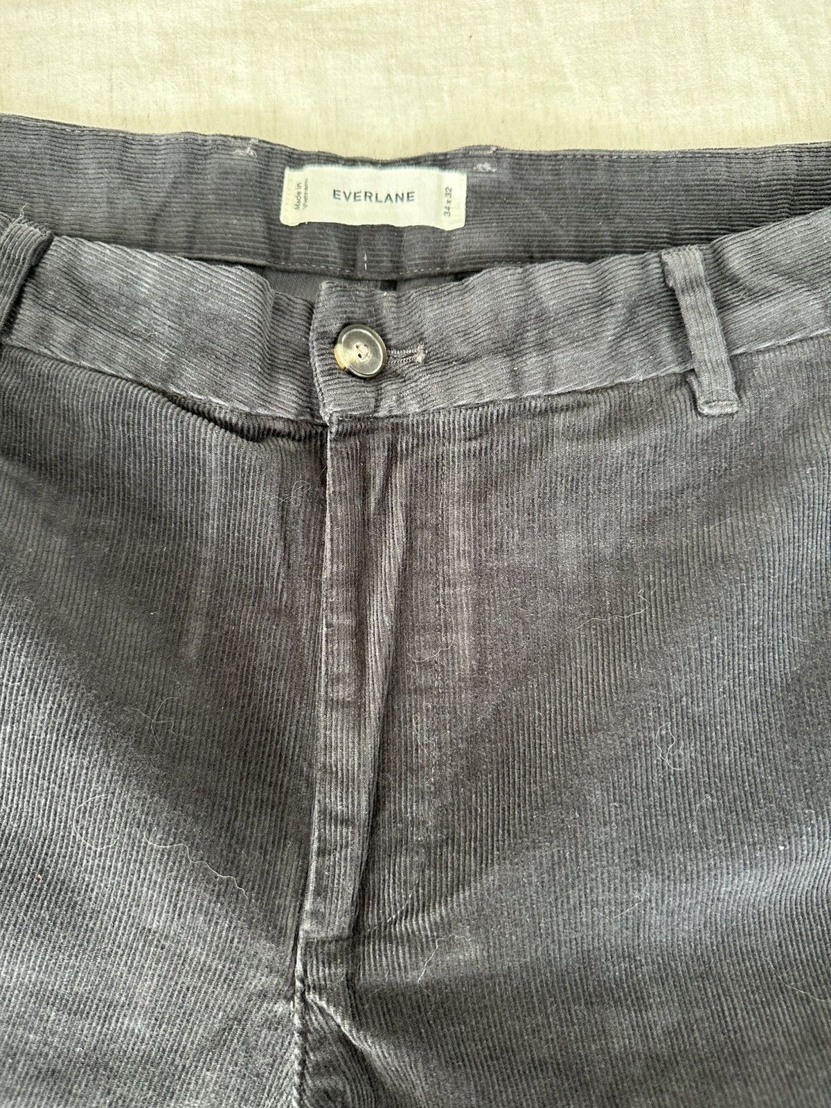 Everlane Everlane Corduroy 34 x 32 Charcoal Size US 34 / EU 50 - 3 Thumbnail