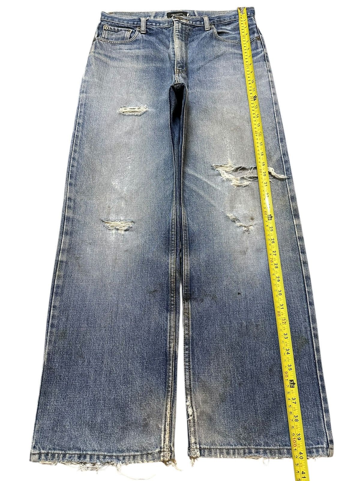 JNCO Vintage Japanese Brand Faded Wash Distressed Baggy Jeans Size US 32 / EU 48 - 13 Thumbnail