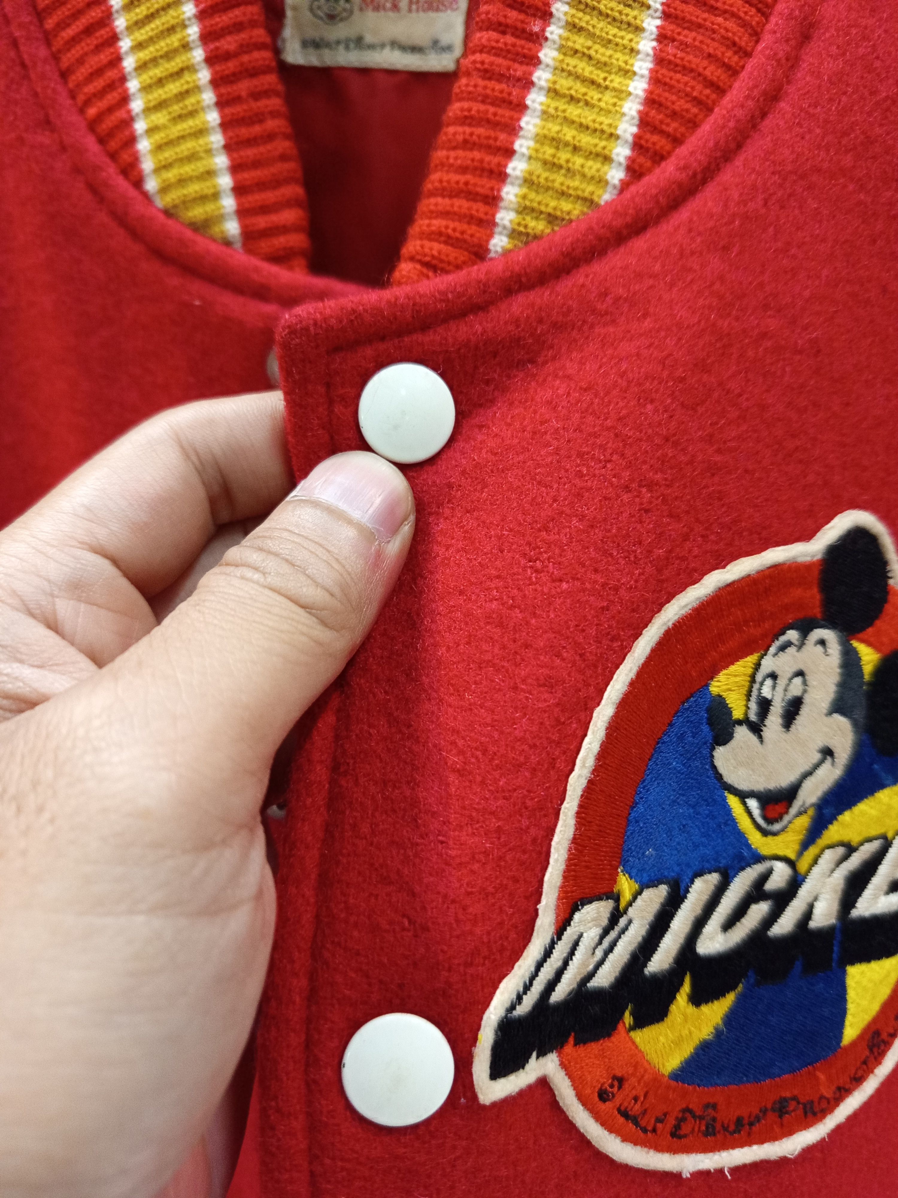 Vintage 1980s Walt Disney Productions Mickey Mouse Varsity Jacket Size US L / EU 52-54 / 3 - 14 Thumbnail