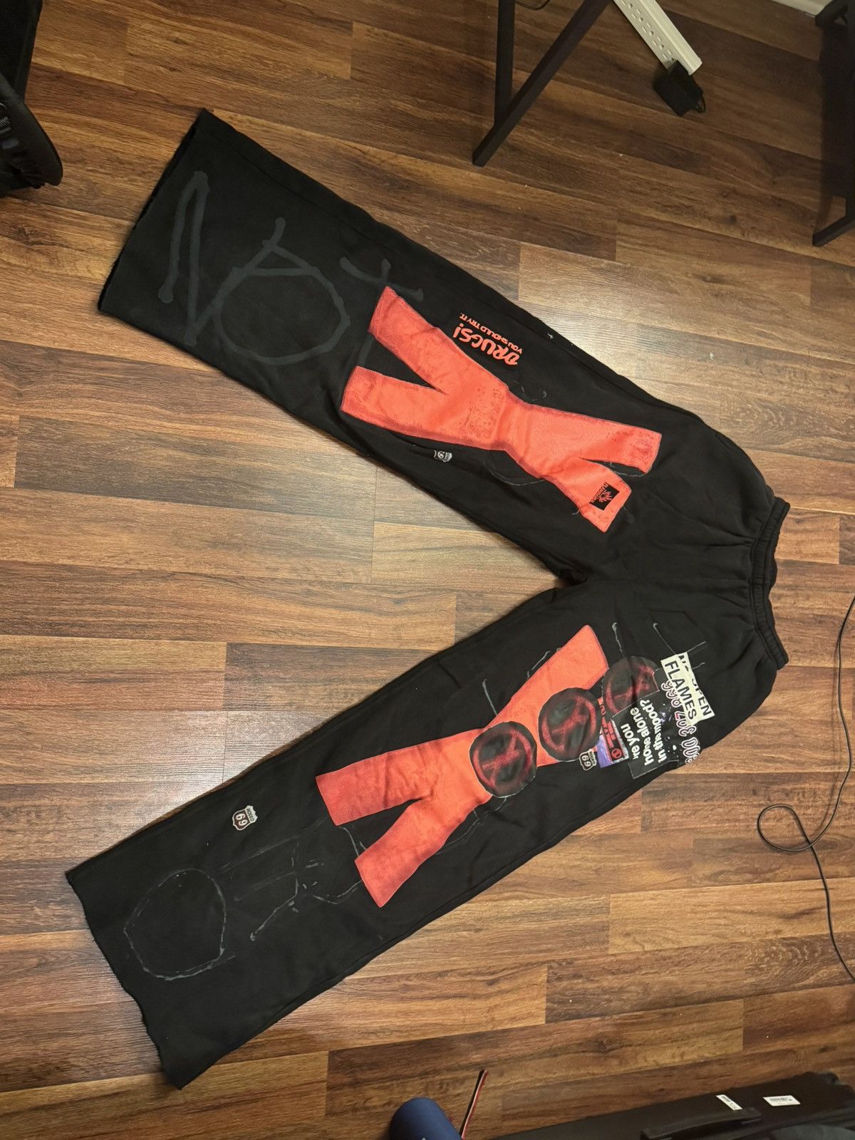 Travis Scott Travis Scott Days Before Rodeo XX Sweatpants Size US 30 / EU 46 - 7 Thumbnail