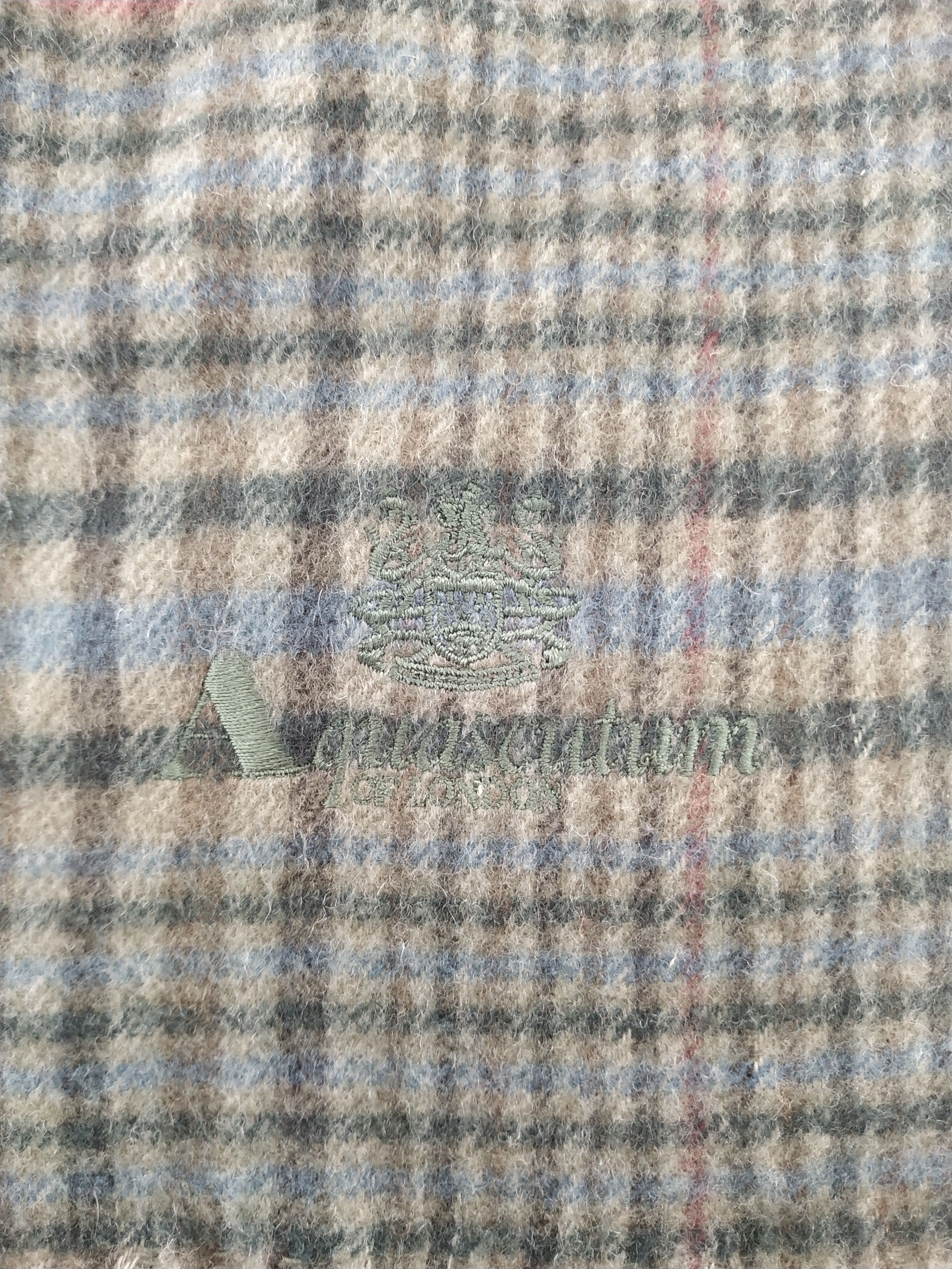 Aquascutum × Vintage Aquascutum Scarf / Muffler / Neckwear - WW862 Size ONE SIZE - 2 Thumbnail
