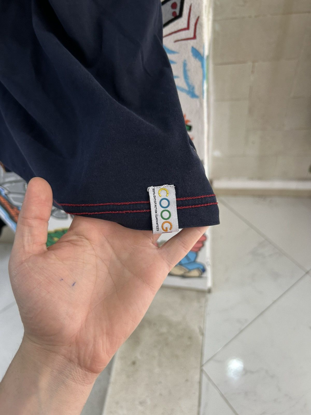Coogi × Vintage 90s Coogi Tee Size US XXL / EU 58 / 5 - 4 Thumbnail