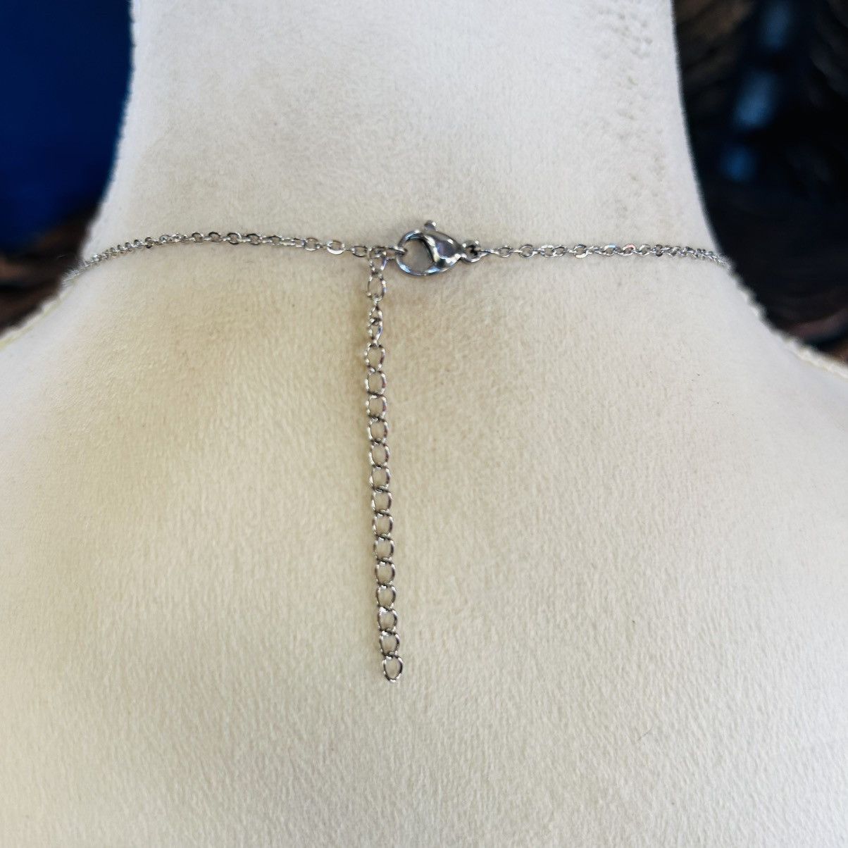 Handmade Handcrafted die-cut silver cowgirl hat pendant necklace Size ONE SIZE - 5 Thumbnail