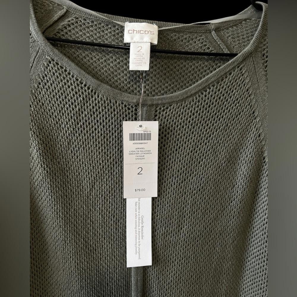 Chicos Chico's Lydia Tie Pullover Sweater - Size 2 Size XS / US 0-2 / IT 36-38 - 2 Thumbnail