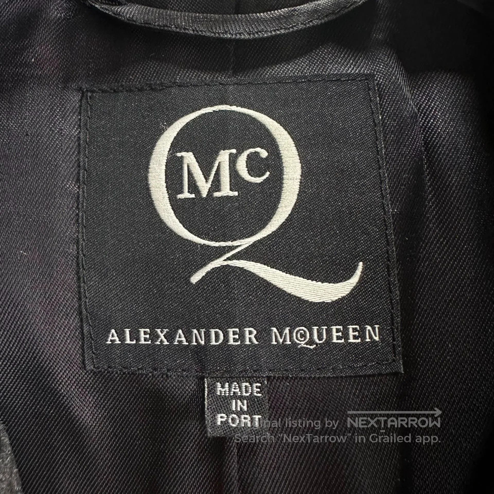 Alexander McQueen alexander mcqueen black gray biker jacket. Size US L / EU 52-54 / 3 - 6 Thumbnail