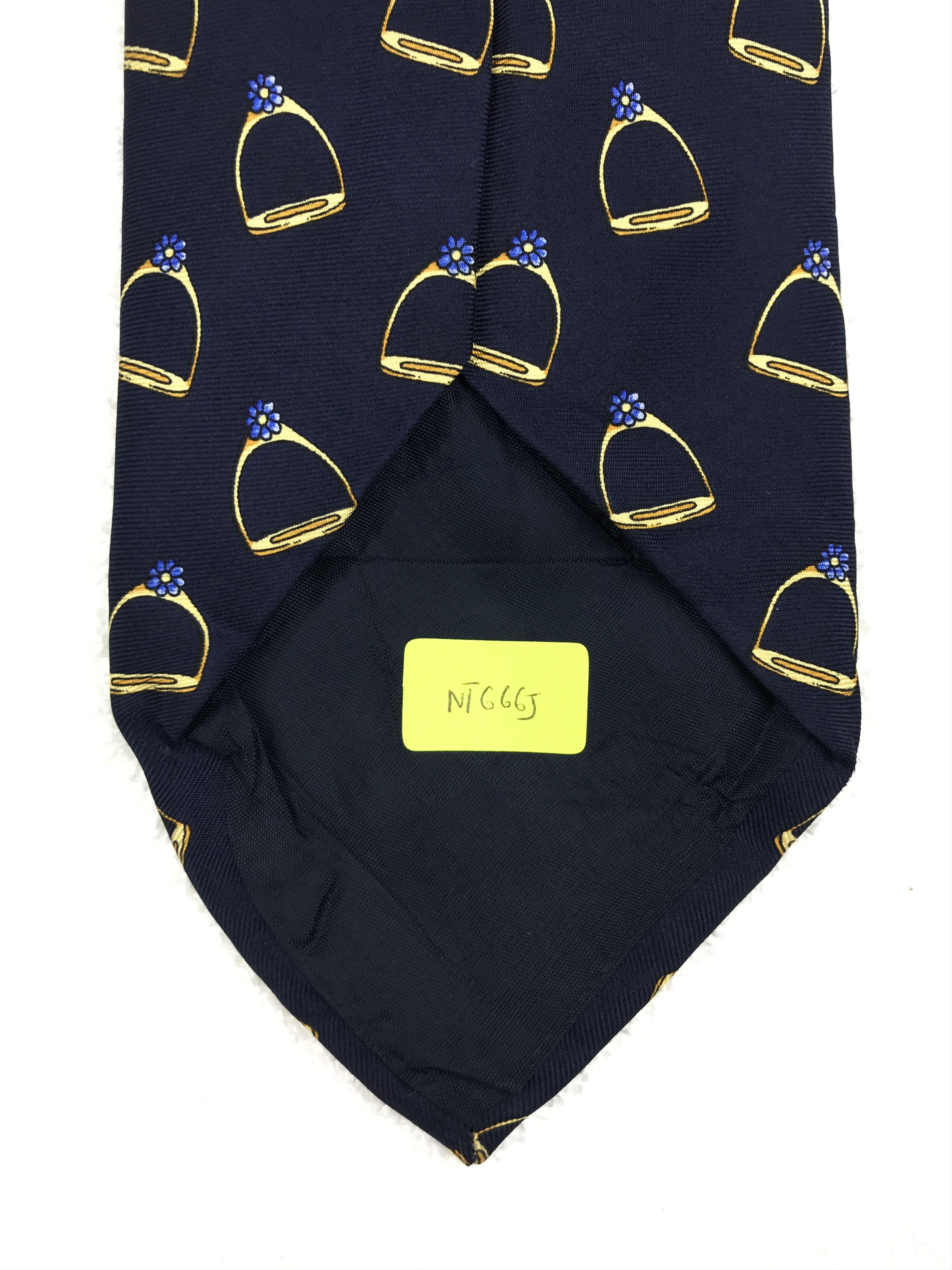 Designer × Vintage Vintage Oghio & Dando Silk Necktie Size ONE SIZE - 9 Thumbnail
