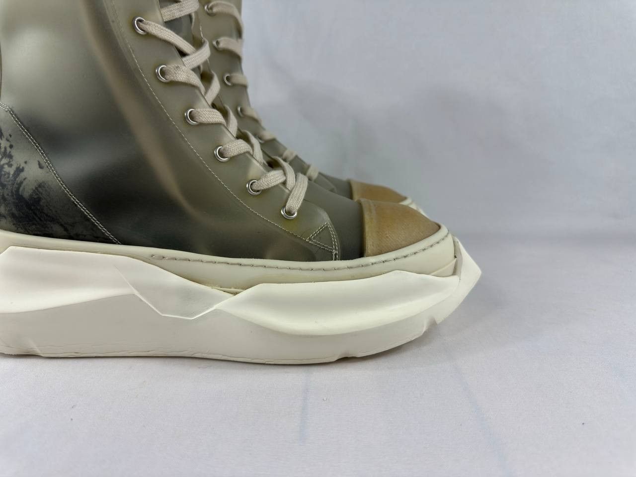 Rick Owens Drkshdw Rick Owens DRKSHDW Abstract High 'Transparent' Size US 8 / EU 41 - 3 Thumbnail