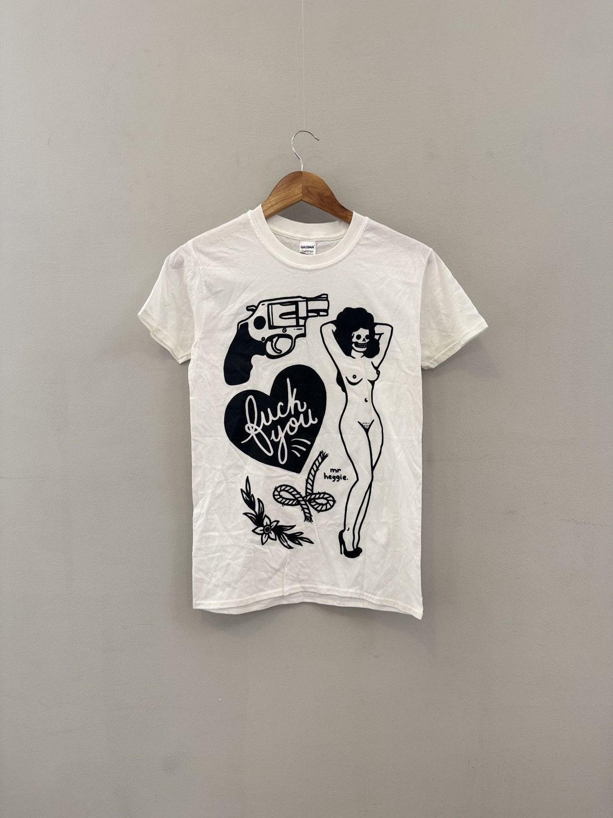 Vintage VINTAGE TATTOO PRINT Y2K MESH TOP TEE SHIRT Size S / US 4 / IT 40 - 1 Thumbnail