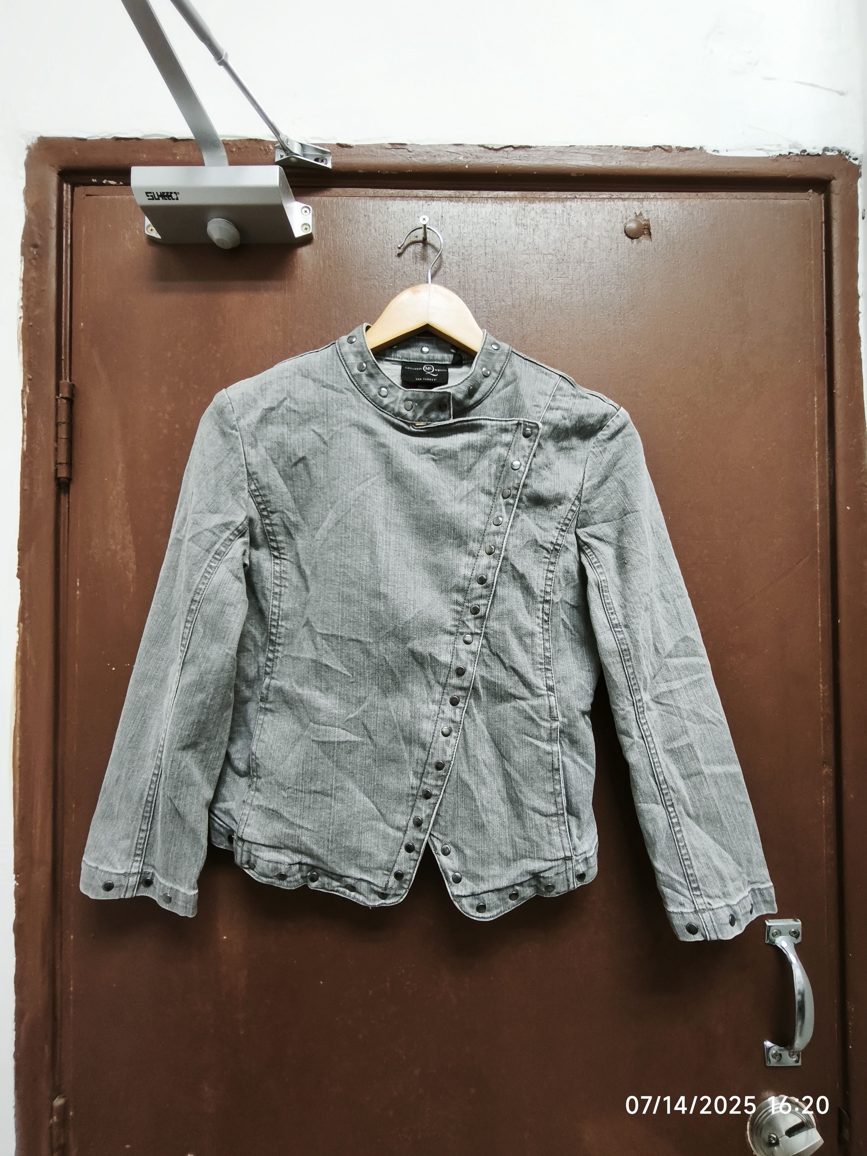 Alexander McQueen Alexander McQueen Denim Jacket Size S / US 4 / IT 40 - 1 Thumbnail