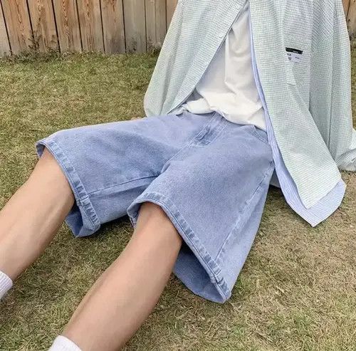 Japanese Brand × Vintage Streetwear denim shorts Size US 32 / EU 48 - 4 Thumbnail